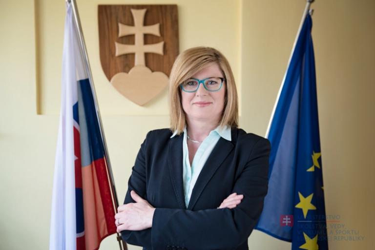 Poverená ministerka školstva Gabriela Matečná