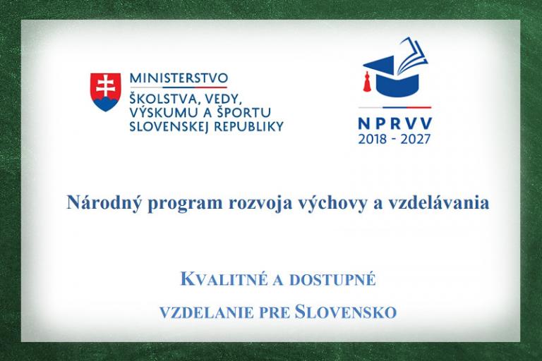 Národný program rozvoja výchovy a vzdelávania