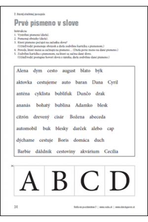 Prvé písmeno v slove