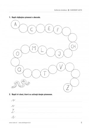 Kuliferdo druhákom | Slovenský jazyk