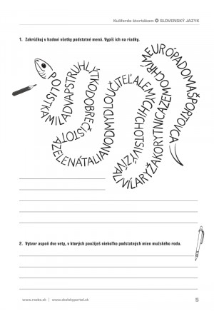 Kuliferdo štvrtákom | Slovenský jazyk