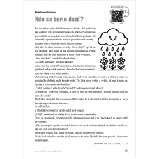 Kde sa berie dážď?