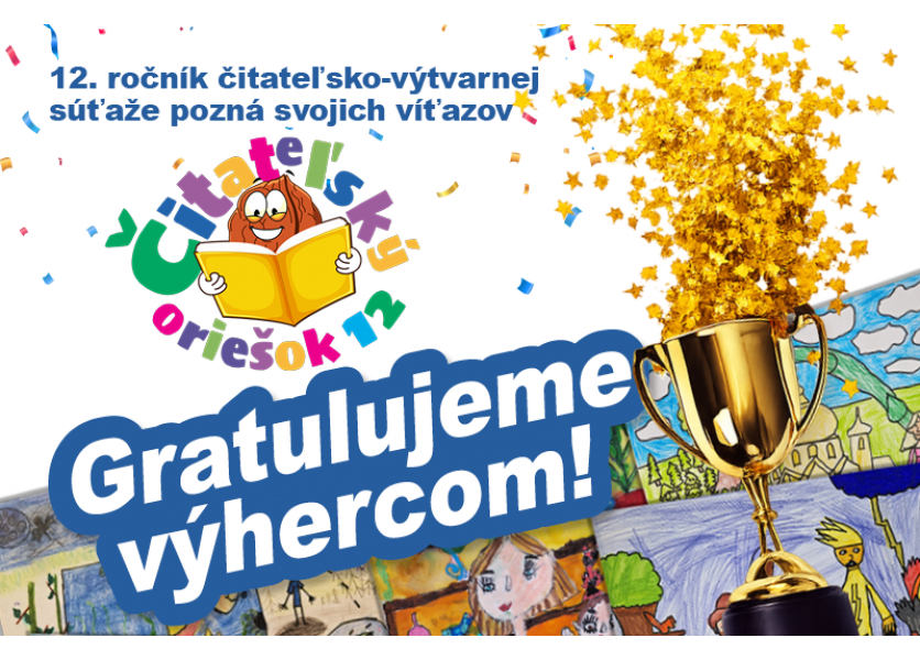 Výhercovia súťaže Čitateľský oriešok 12 sú známi
