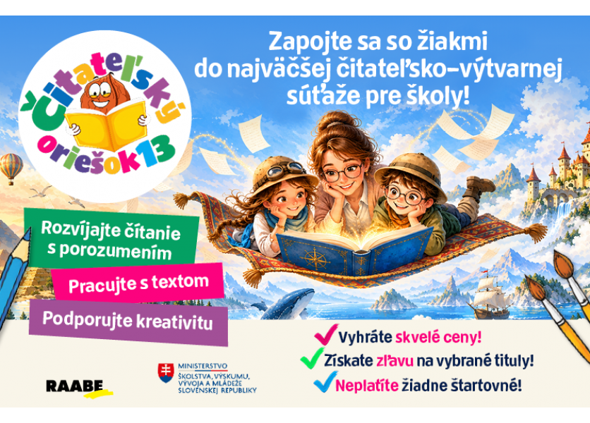 Štartuje 13. ročník súťaže Čitateľský oriešok Štartuje 13. ročník súťaže Čitateľský oriešok