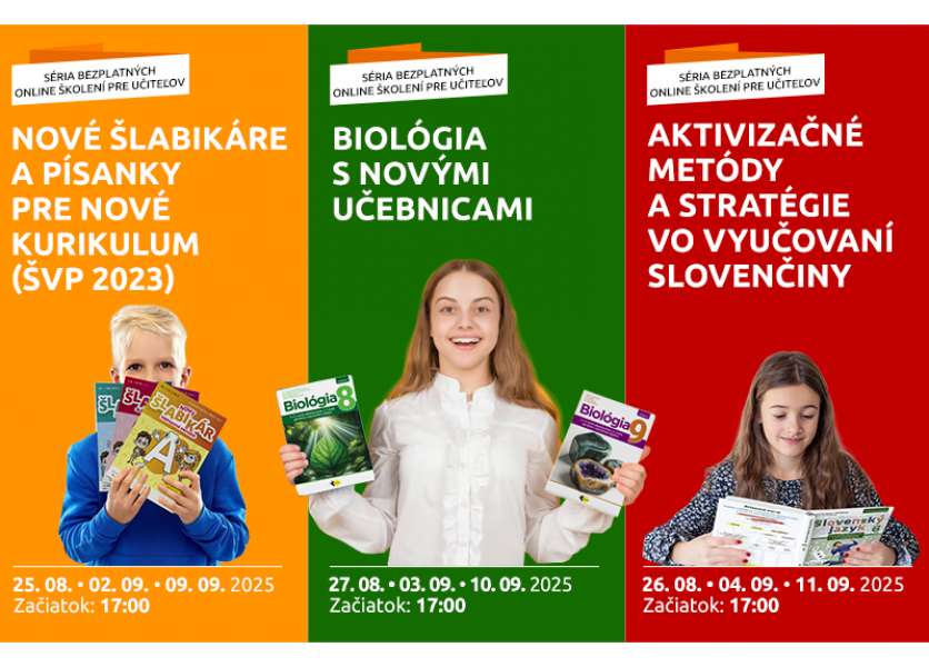 Učitelia, poďte na online školenia! Začíname už v auguste