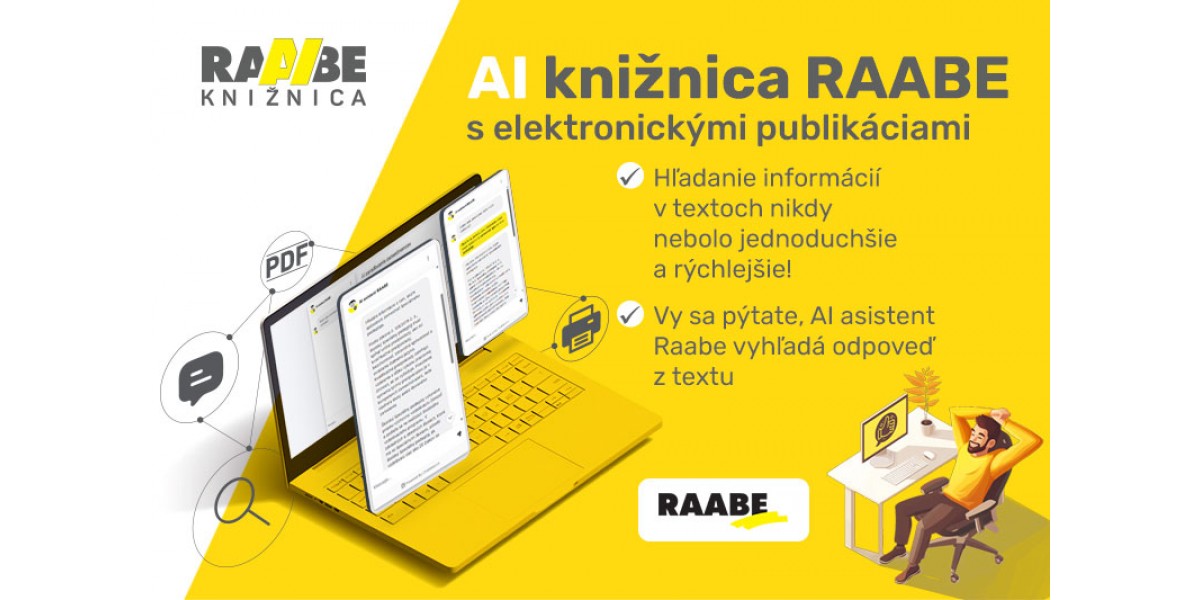 RAABE predstavilo inteligentnú AI Knižnicu RAABE predstavilo inteligentnú AI Knižnicu
