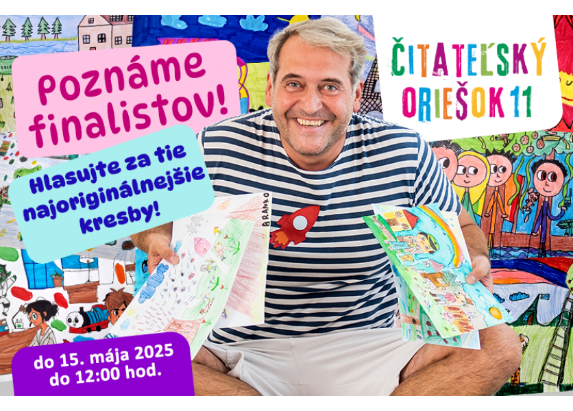 Čitateľský oriešok 11 pozná finalistov! Pozor ale: HLASOVANIE SA MENÍ!