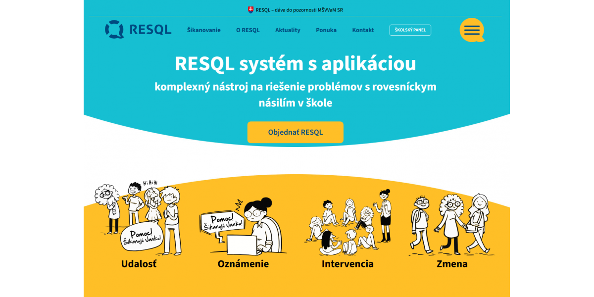 RESQL s novým webom