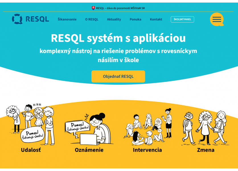 RESQL s novým webom