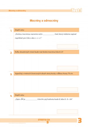 9. ročník | Mocniny a odmocniny