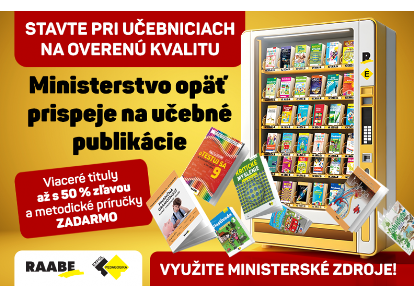 Ministerstvo zverejnilo výšku príspevkov na edukačné publikácie