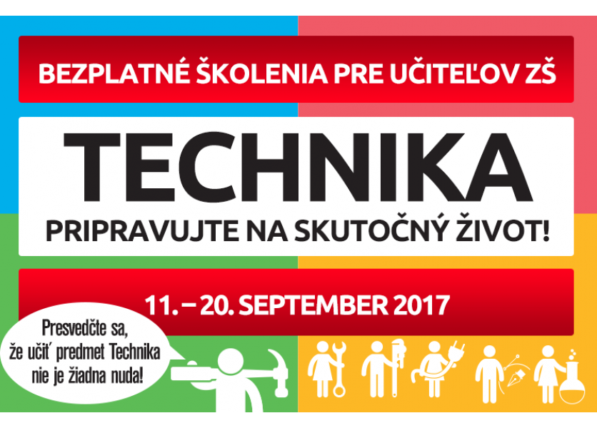 Učiť TECHNIKU nie je žiadna nuda!
