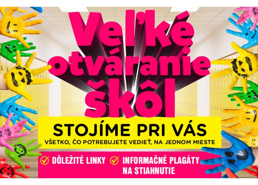 Covid opatrenia meníme na Veľké otváranie škôl
