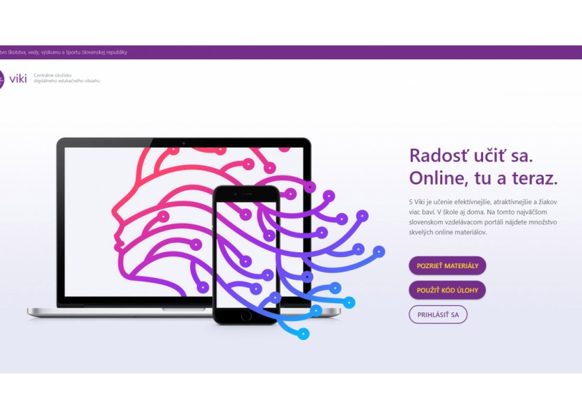 Ministerstvo školstva pokračuje v rozvoji vzdelávacej platformy Viki a digitálnej databázy učiva Edu TV