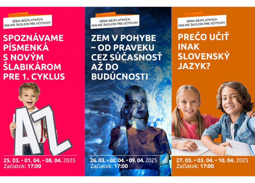 Ďalšie online školenia pokračujú v marci aj v apríli 