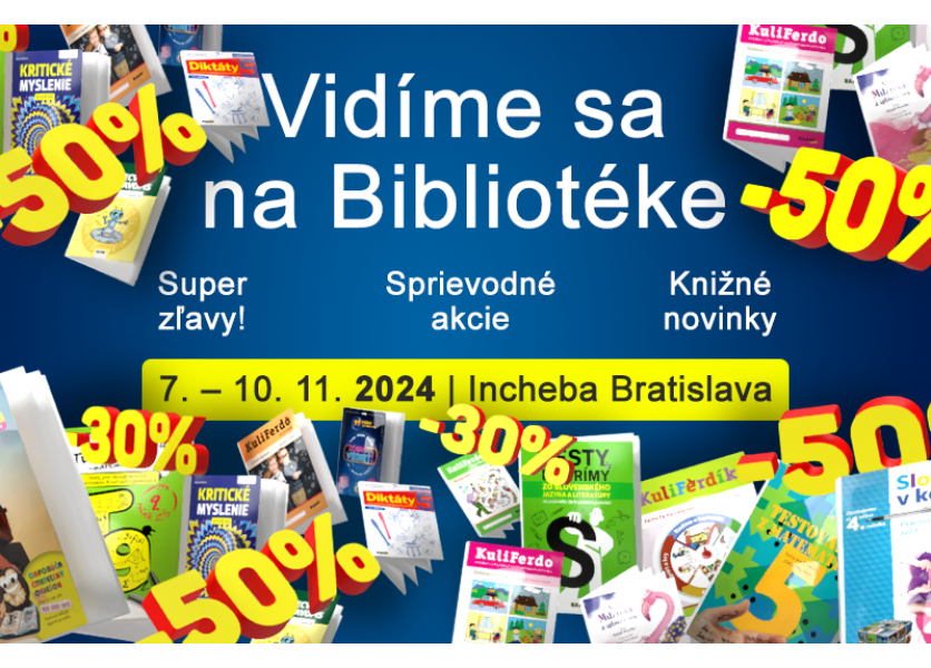 Vezmite žiakov na BIBLIOTÉKU 2024