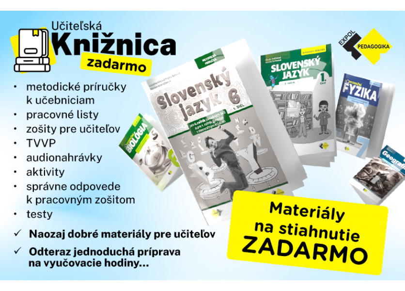 EXPOL otvára pre učiteľov KNIŽNICU ZADARMO