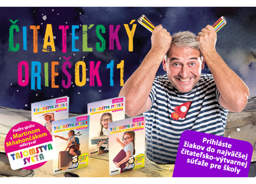 Jedenásty ročník súťaže Čitateľský oriešok sa začal. Prihláste svojich žiakov!