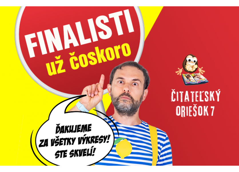 Čitateľský oriešok 7 ďakuje Čitateľský oriešok 7 ďakuje