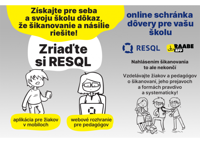 RAABE a OZ EPC prinášajú na Slovensko jedinečný nástroj na boj proti šikanovaniu v školách