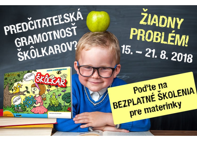 Bezplatné školenia RAABE pre materinky pokračujú aj toto leto! Bezplatné školenia RAABE pre materinky pokračujú aj toto leto!