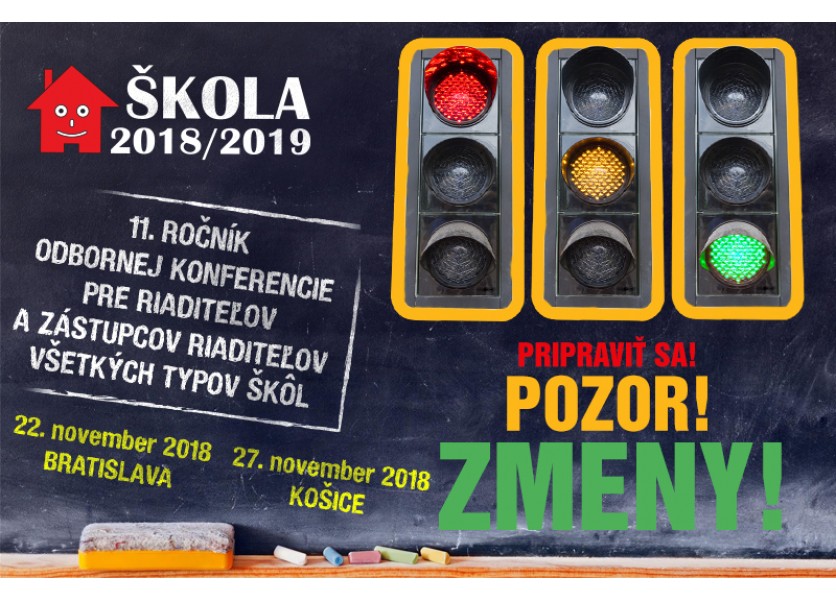 ŠKOLA 2018/2018 – Poďte na riaditeľskú konferenciu!