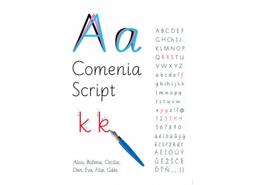 Deti začnú testovať v školách nové písmo Comenia Script