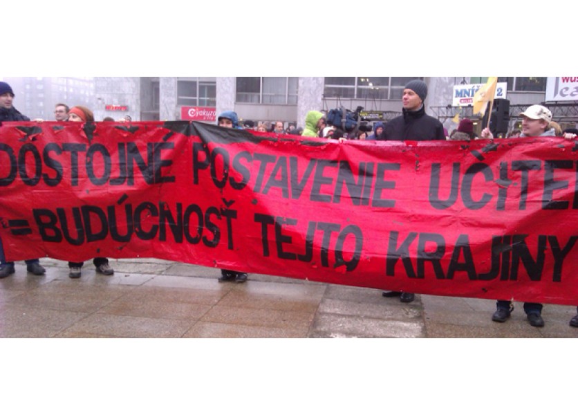 V prvý deň štrajkovalo menej učiteľov, ako odbory čakali