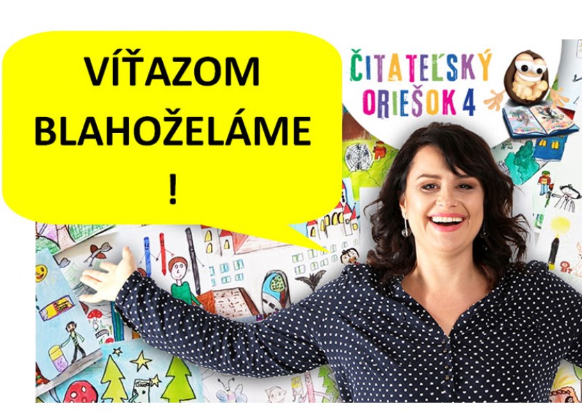 Čitateľský oriešok 4 – Poznáme víťazov!