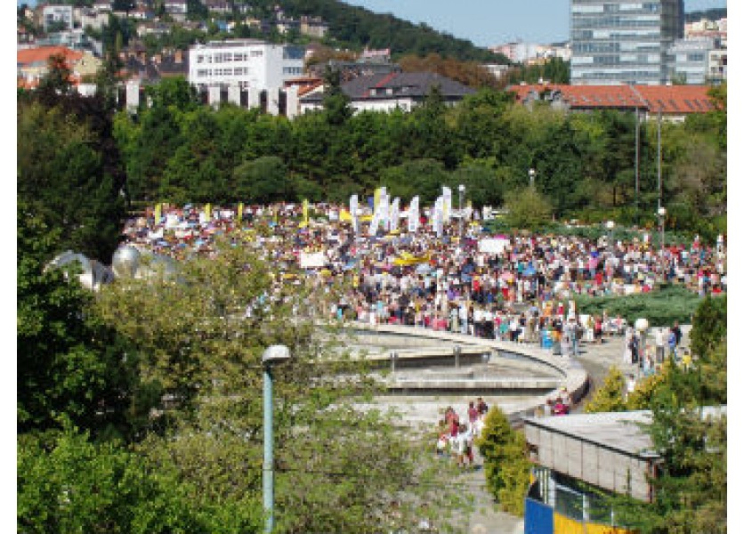 V Česku štrajkovali desaťtisíce učiteľov