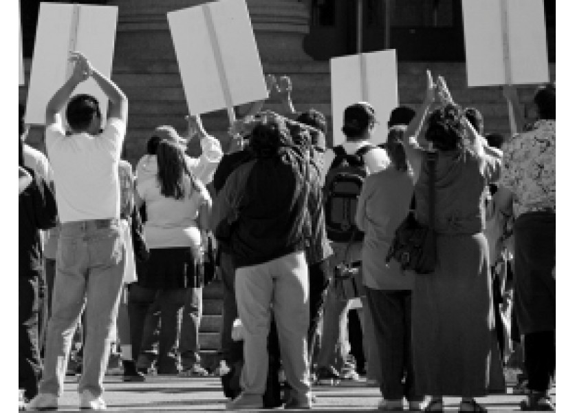 Nespokojných učiteľov prišlo do ulíc len pár