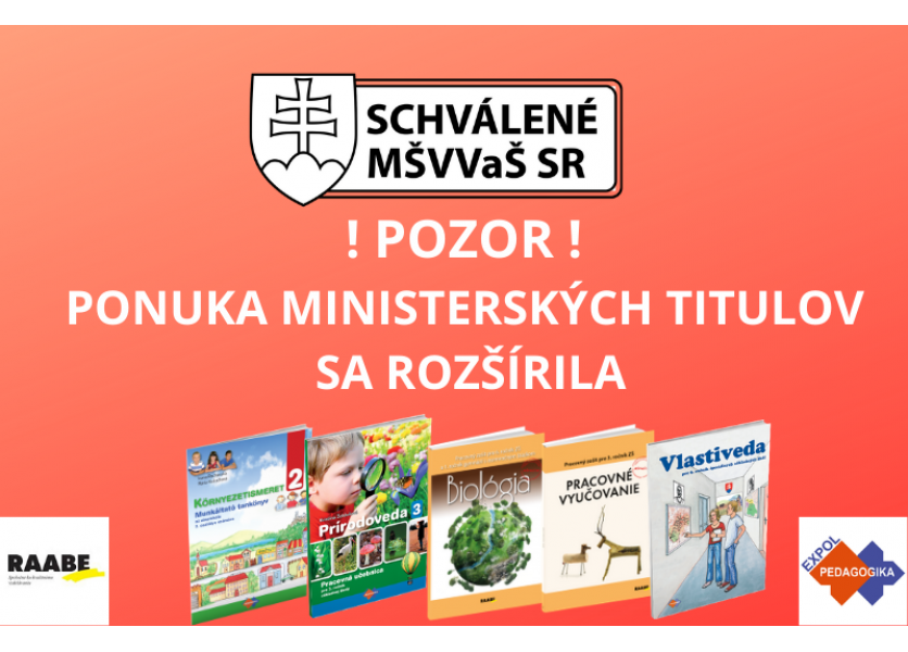 Ponuka ministerských titulov sa rozšírila