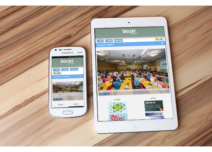Školský portál je prístupnejší vďaka novej mobilnej aplikácii