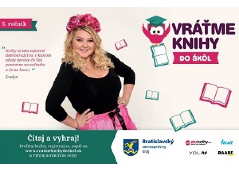 Súťaž Vráťme knihy do škôl je opäť tu