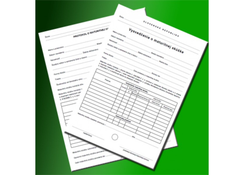 Stredné školy už môžu používať aj vzory tlačív ministerstva školstva