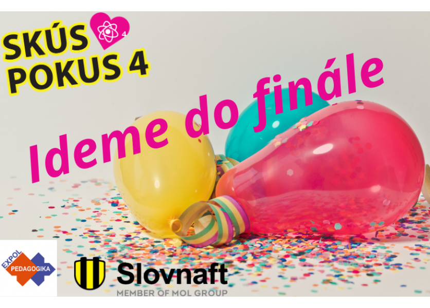 Hlasujte sa najlepší pokus prírodných vied!