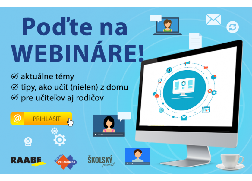 Nové bezplatné webináre už tento týždeň!