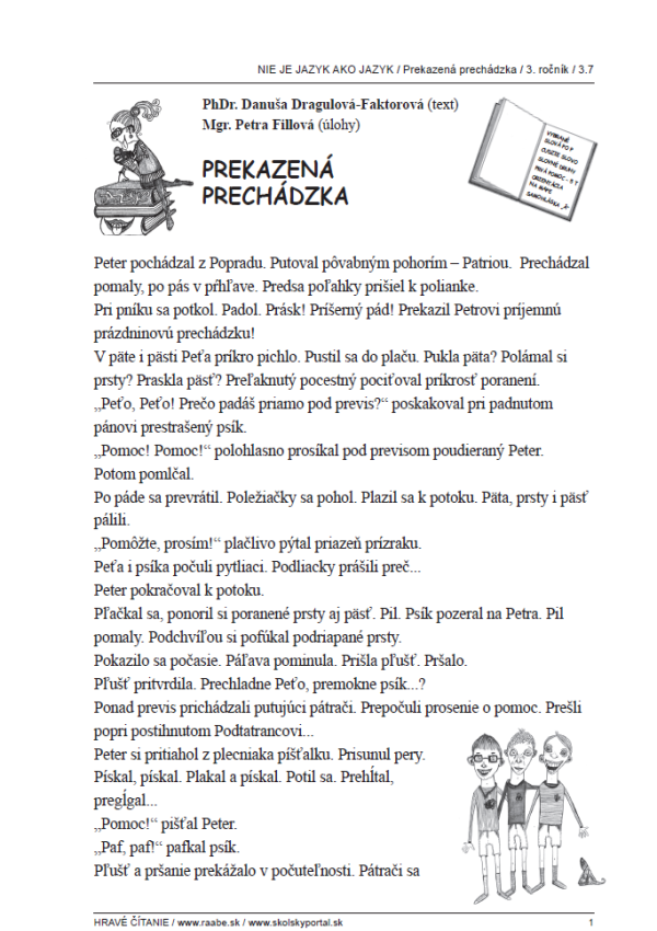 PREKAZENÁ PRECHÁDZKA