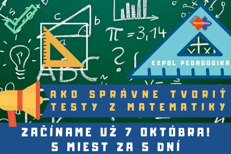 Ako správne tvoriť testy z matematiky