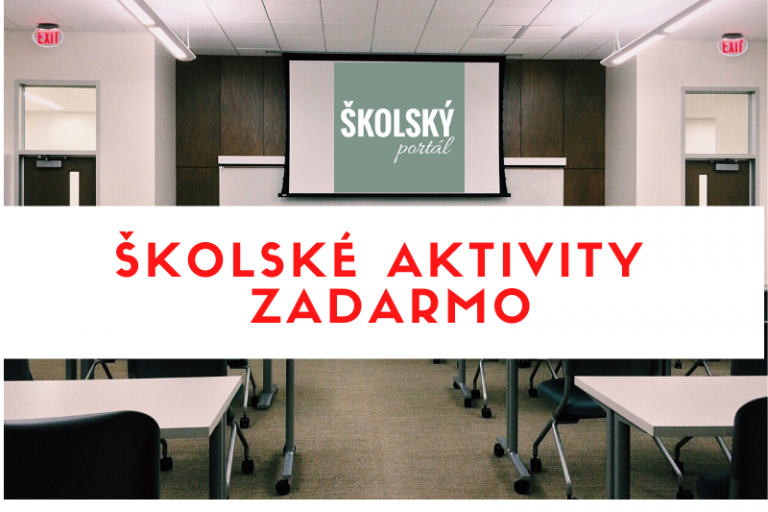 Aktivity zadarmo od Školského portálu